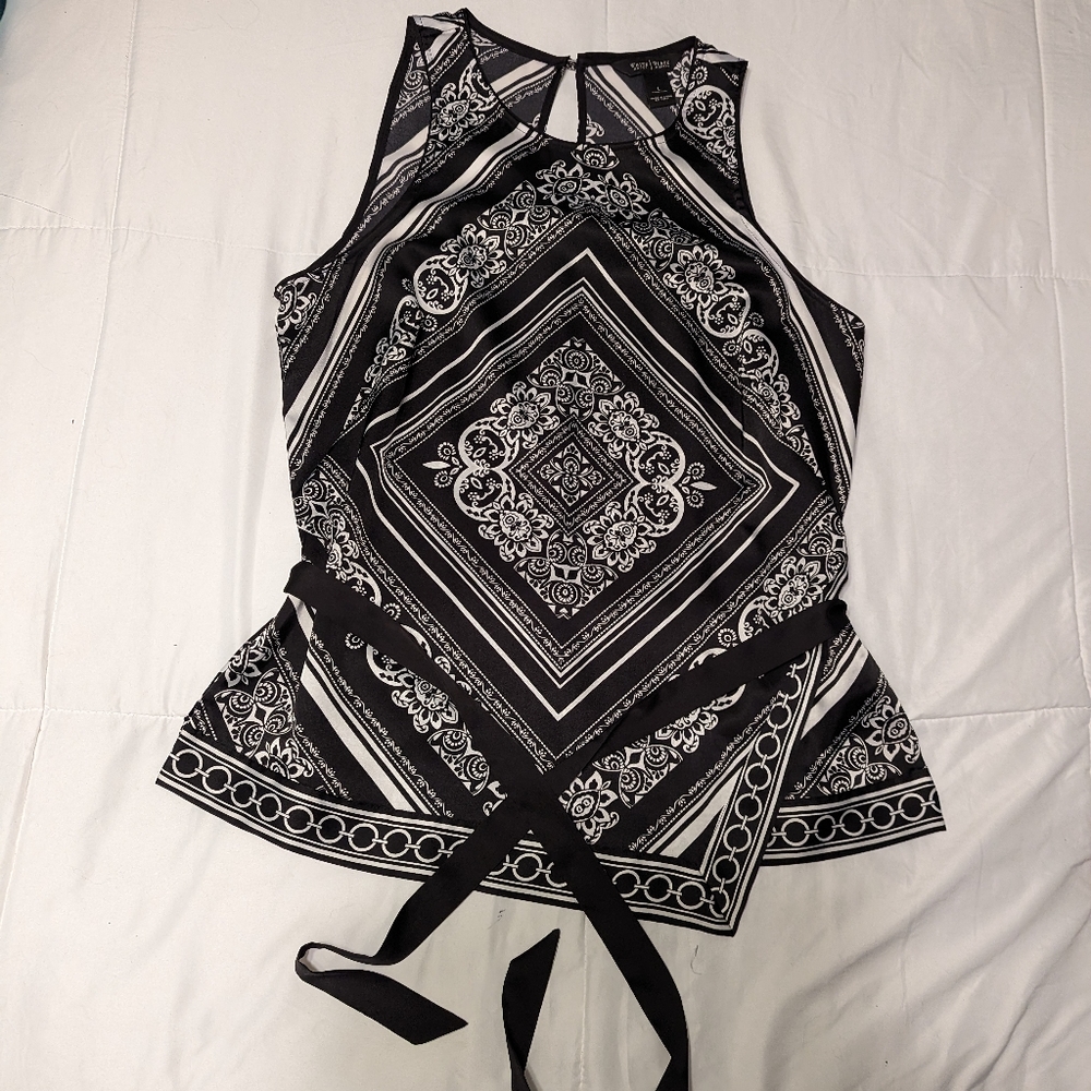 White House Black Market Blouse size large